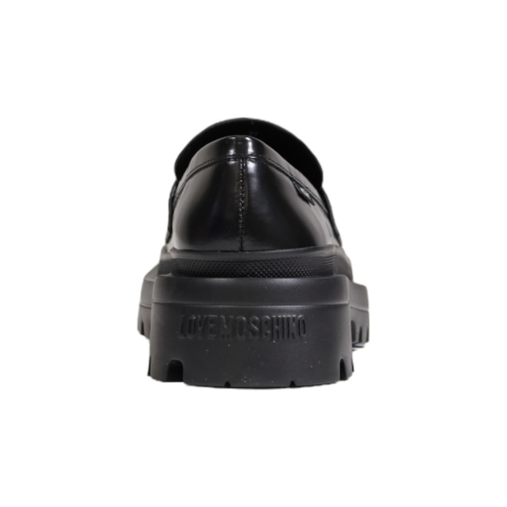 Love Moschino Plattform aus schwarzem Polyethylen