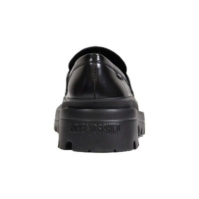 Love Moschino Plattform aus schwarzem Polyethylen