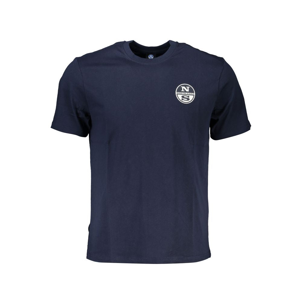 North Sails T-Shirt aus blauer Baumwolle