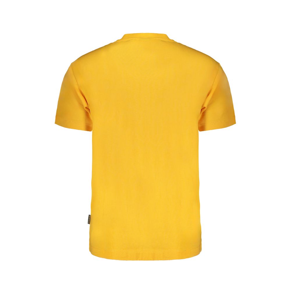 Napapijri Orangefarbenes T-Shirt aus Baumwolle