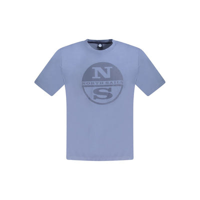 North Sails Blau Baumwolle Männer T-Shirt