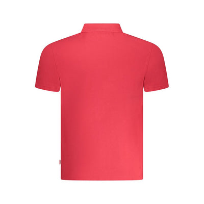Pepe Jeans Rotes Baumwoll-Poloshirt für Männer