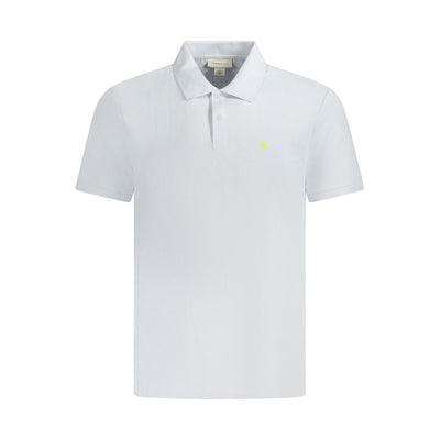 Calvin Klein Hellblaues Baumwoll-Polohemd für Männer