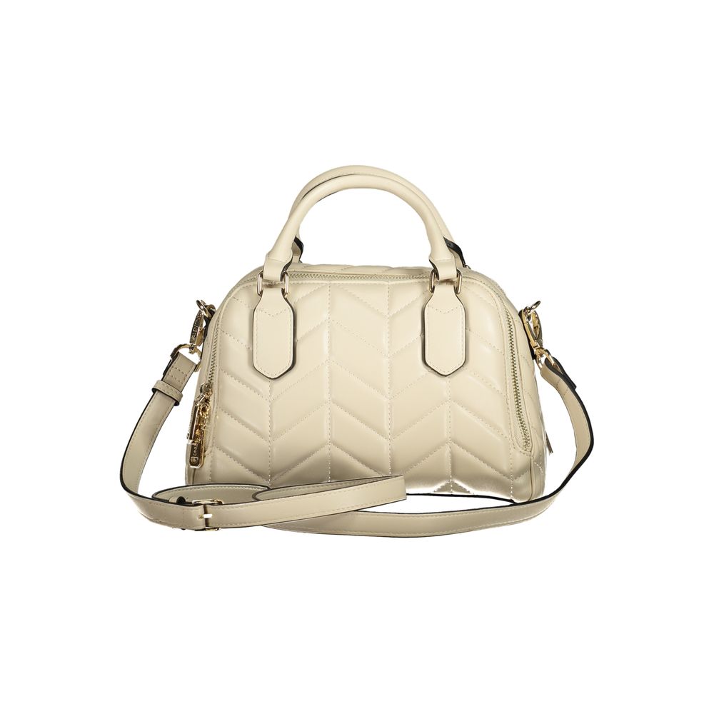 Mario Valentino Beige Polyethylen Frauen Handtasche