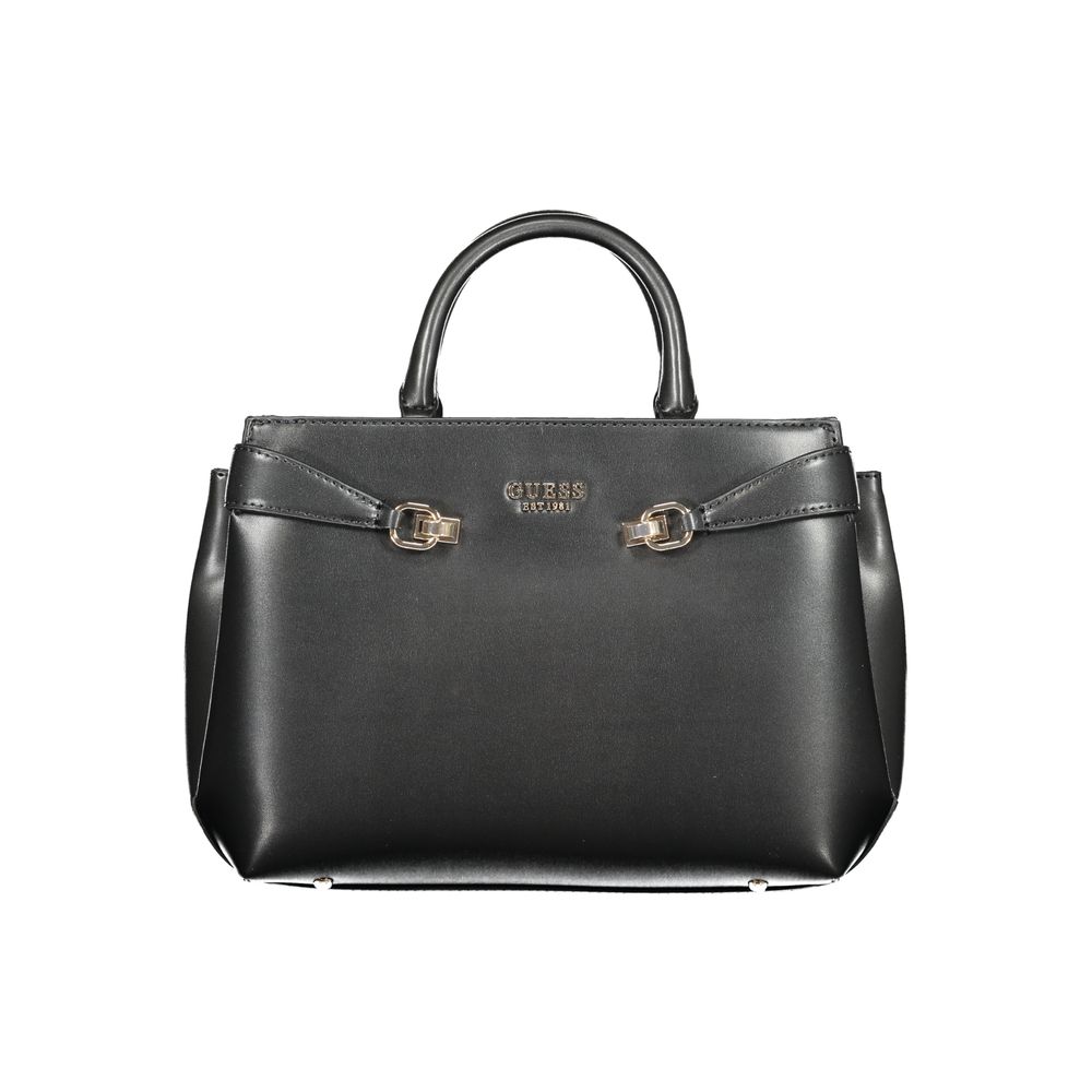 Guess Jeans Schwarz Polyethylen Frauen Handtasche