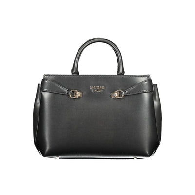 Guess Jeans Schwarz Polyethylen Frauen Handtasche