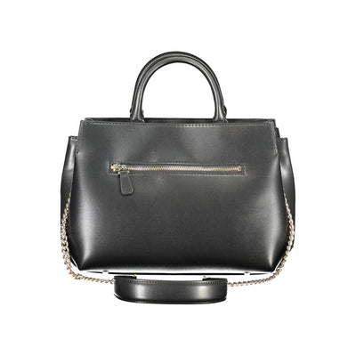 Guess Jeans Schwarz Polyethylen Frauen Handtasche