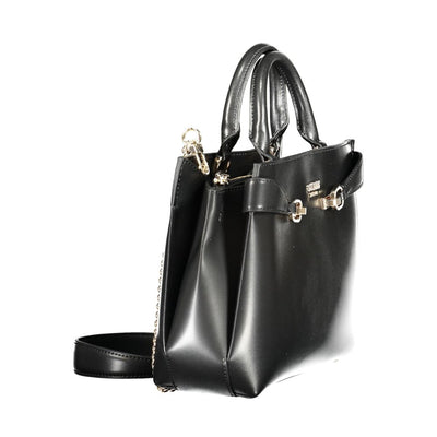 Guess Jeans Schwarz Polyethylen Frauen Handtasche