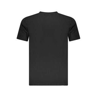 Cavalli Class Schwarzes Baumwolle Männer T-Shirt