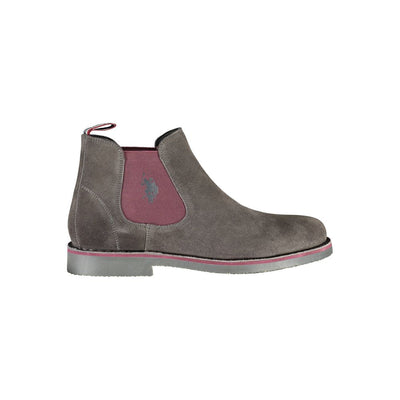 U.S. POLO ASSN. Brauner Leder Herrenstiefel