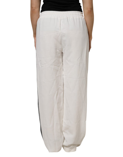 Dolce & Gabbana Weiße Jogger-Sweatpants Hose