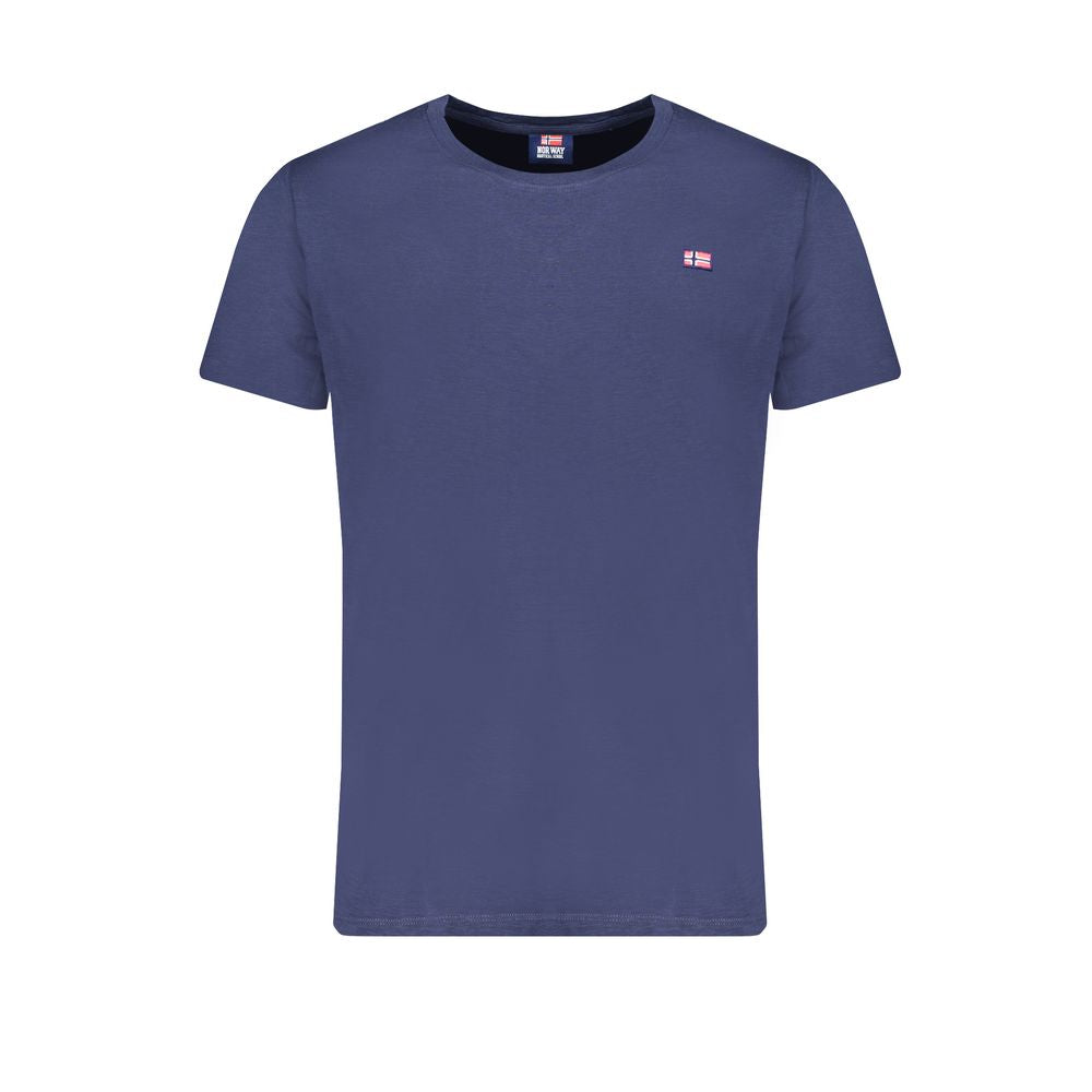 Norway 1963 T-Shirt aus blauer Baumwolle