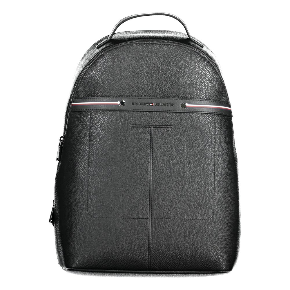 Tommy Hilfiger Schwarzer Polyethylen-Rucksack für Männer