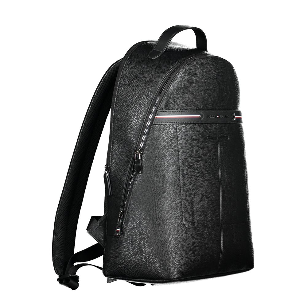 Tommy Hilfiger Schwarzer Polyethylen-Rucksack für Männer