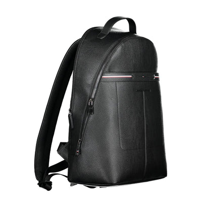 Tommy Hilfiger Schwarzer Polyethylen-Rucksack für Männer