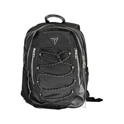 Guess Jeans Schwarzer Polyamid-Rucksack für Männer
