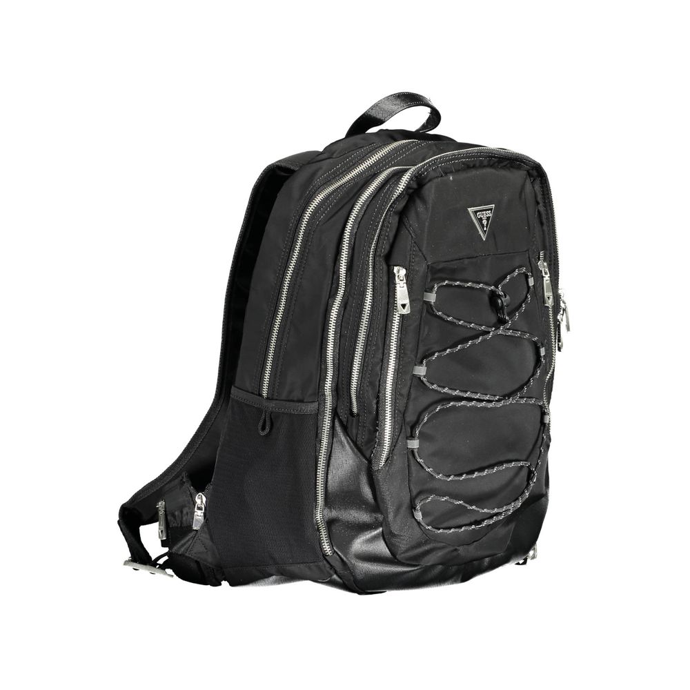 Guess Jeans Schwarzer Polyamid-Rucksack für Männer