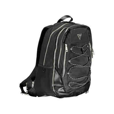 Guess Jeans Schwarzer Polyamid-Rucksack für Männer