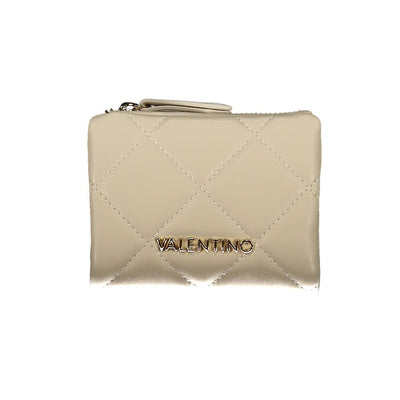 Mario Valentino Beige Polyethylen Damen Geldbörse