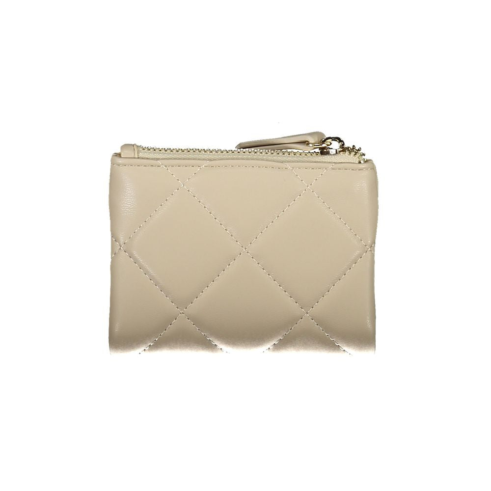 Mario Valentino Beige Polyethylen Damen Geldbörse