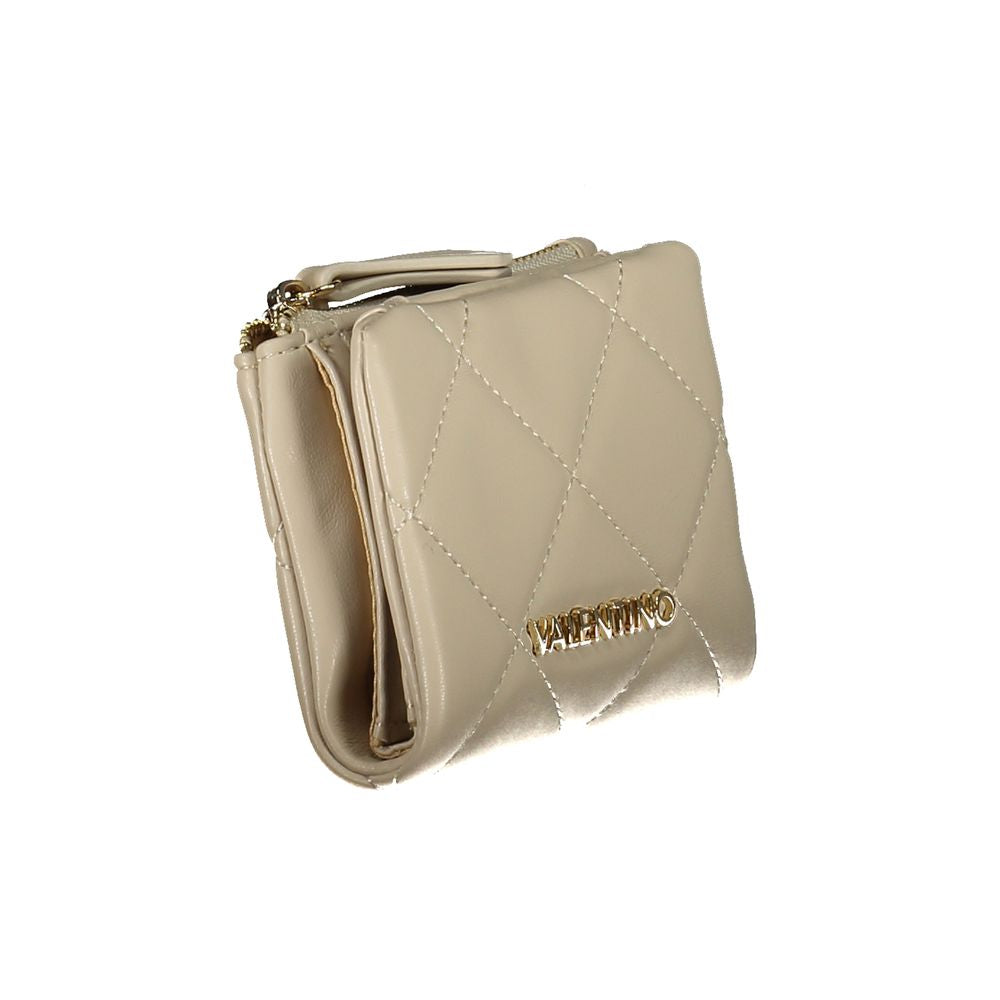Mario Valentino Beige Polyethylen Damen Geldbörse