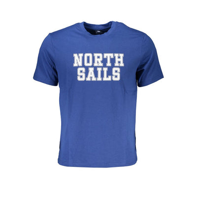 North Sails T-Shirt aus blauer Baumwolle