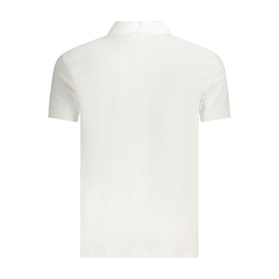 Fila Weißes Baumwoll-Poloshirt für Männer
