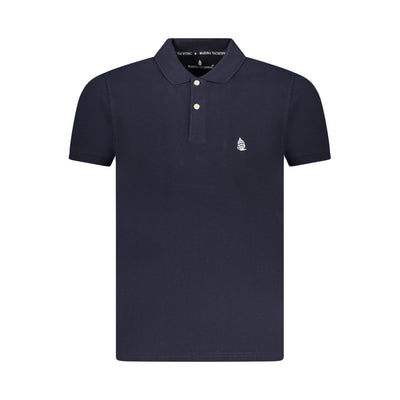 Marina Yachting Blaues Baumwoll-Poloshirt für Männer