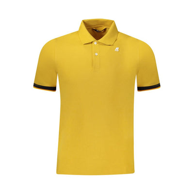K-WAY Gelbes Baumwoll-Poloshirt für Männer