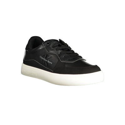 Calvin Klein Schlichte schwarze Sportschuhe mit kontrastierenden Details
