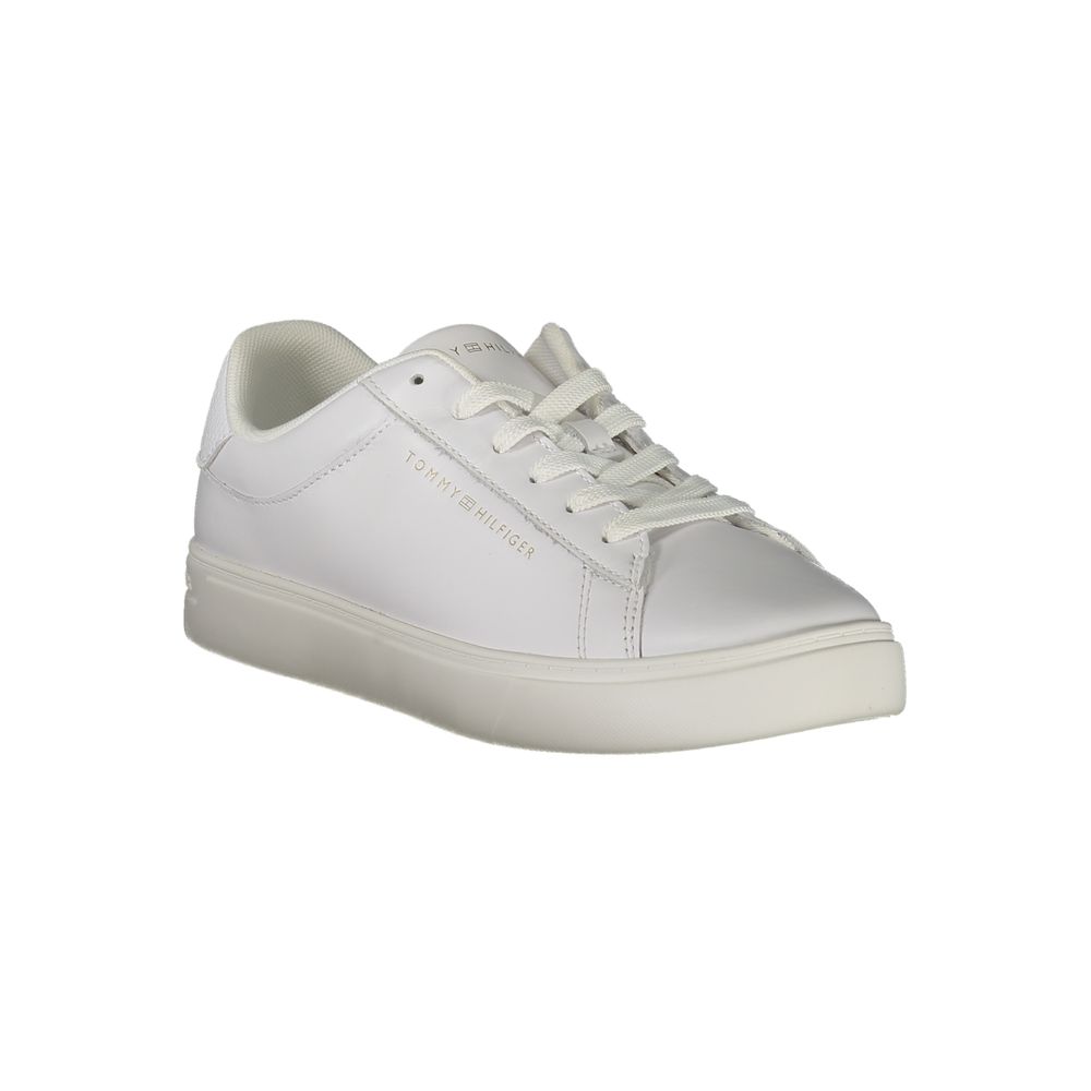 Tommy Hilfiger Weißes Polyethylen Damen Sneaker