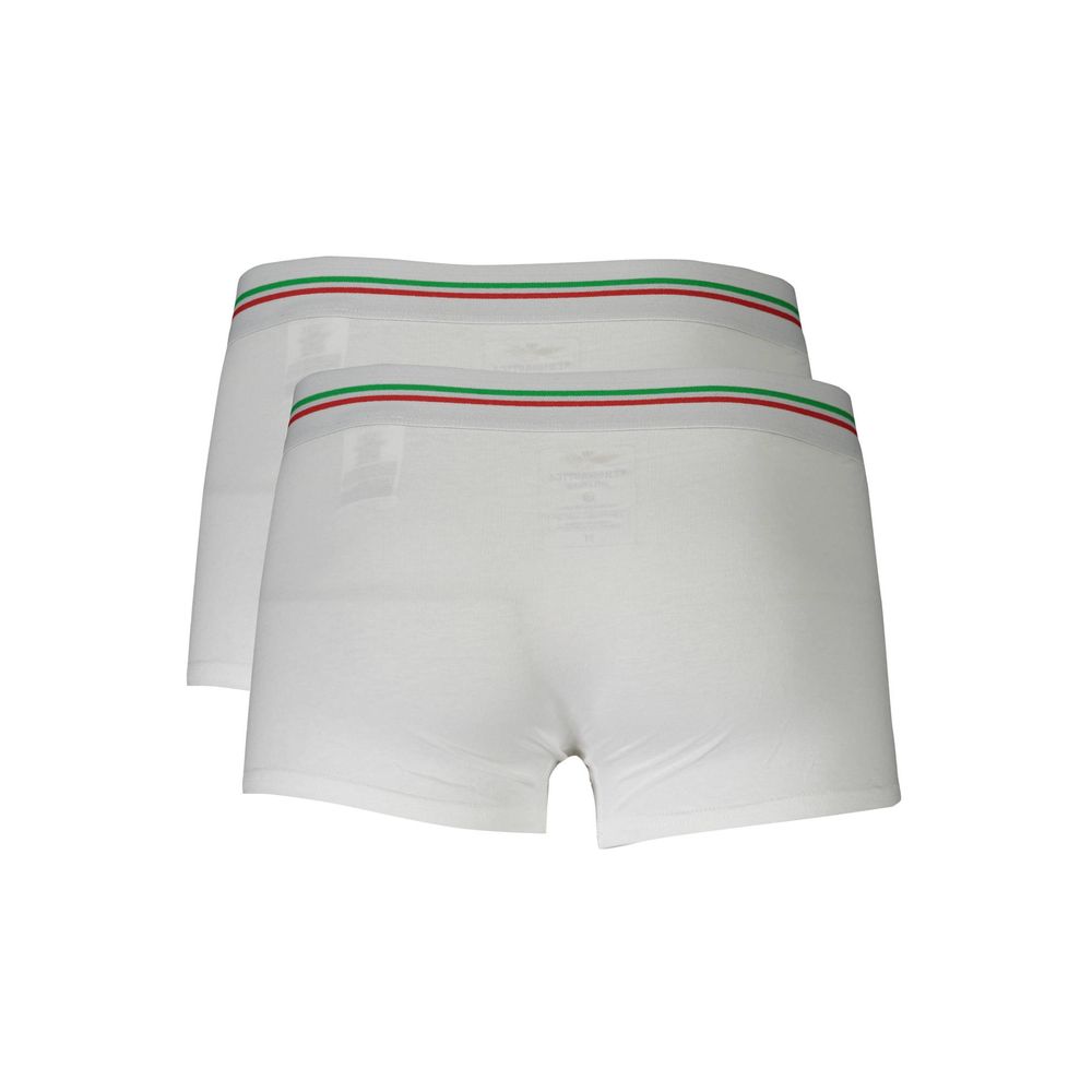 Aeronautica Militare Weiß Baumwolle Männer Boxer