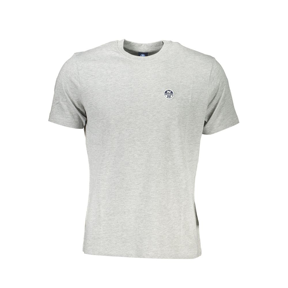 North Sails Braunes Baumwoll-T-Shirt für Männer