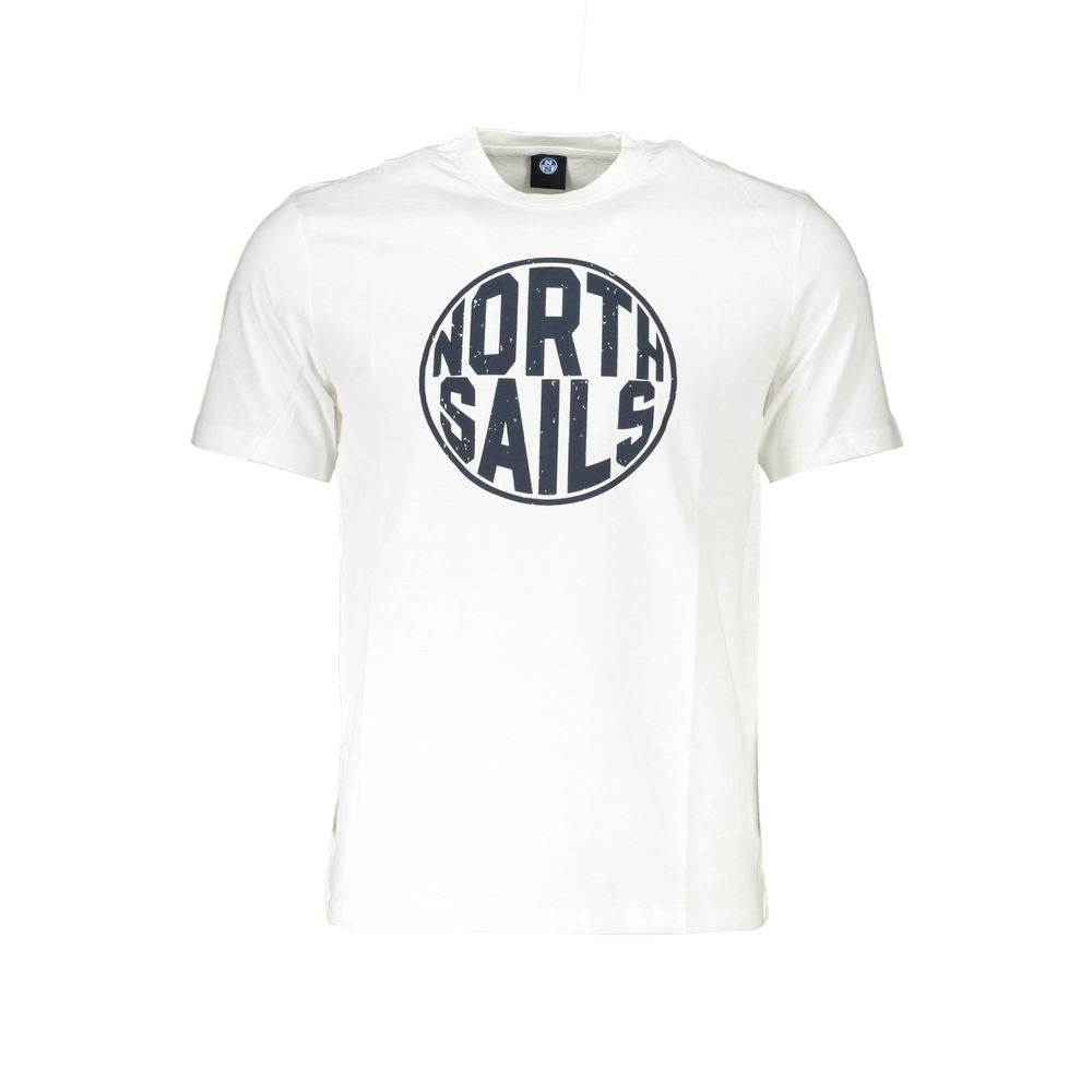 North Sails T-Shirt aus weißer Baumwolle