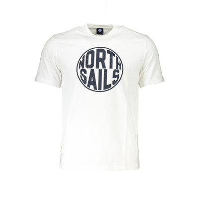 North Sails T-Shirt aus weißer Baumwolle