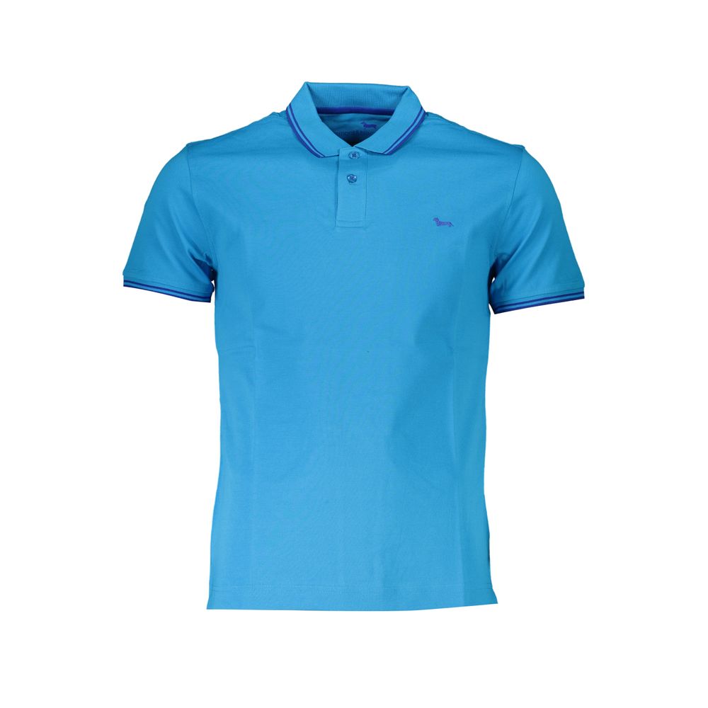 Harmont & Blaine Hellblaues Baumwoll-Polohemd für Männer