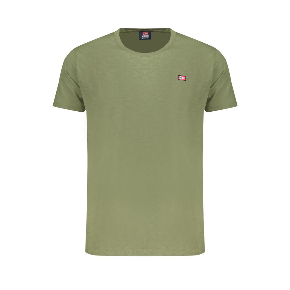Norway 1963 T-Shirt aus grüner Baumwolle