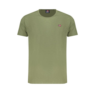 Norway 1963 T-Shirt aus grüner Baumwolle