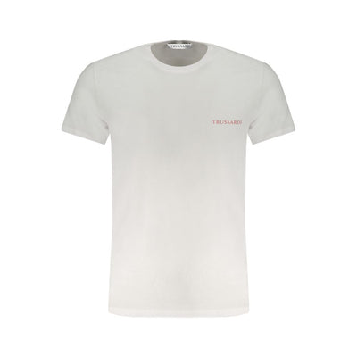 Trussardi T-Shirt aus weißer Baumwolle