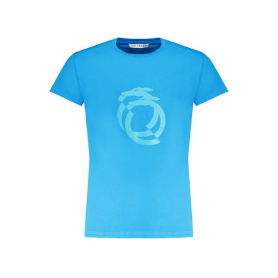 Trussardi Hellblaues Baumwolle Herren T-Shirt