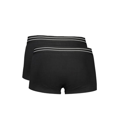 Cavalli Class Schwarz Baumwolle Männer Boxer