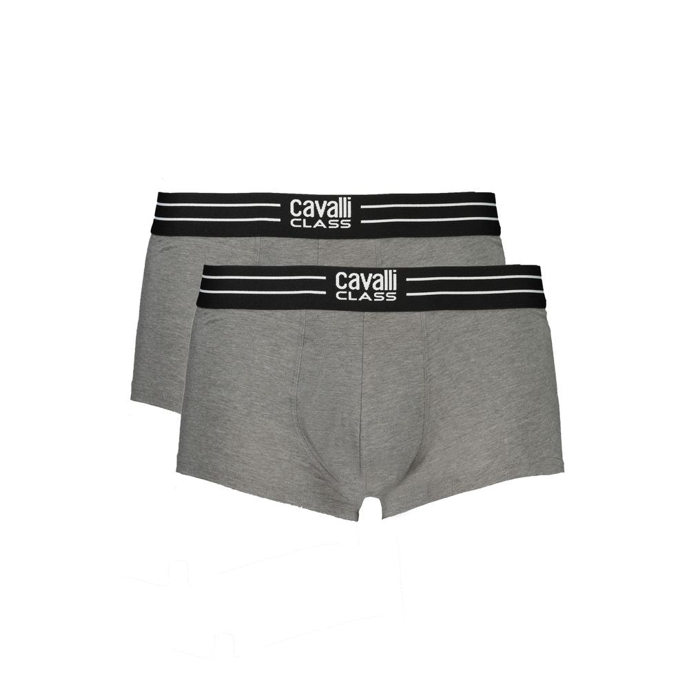 Cavalli Class Braun Baumwolle Männer Boxer