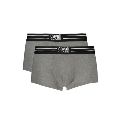 Cavalli Class Braun Baumwolle Männer Boxer