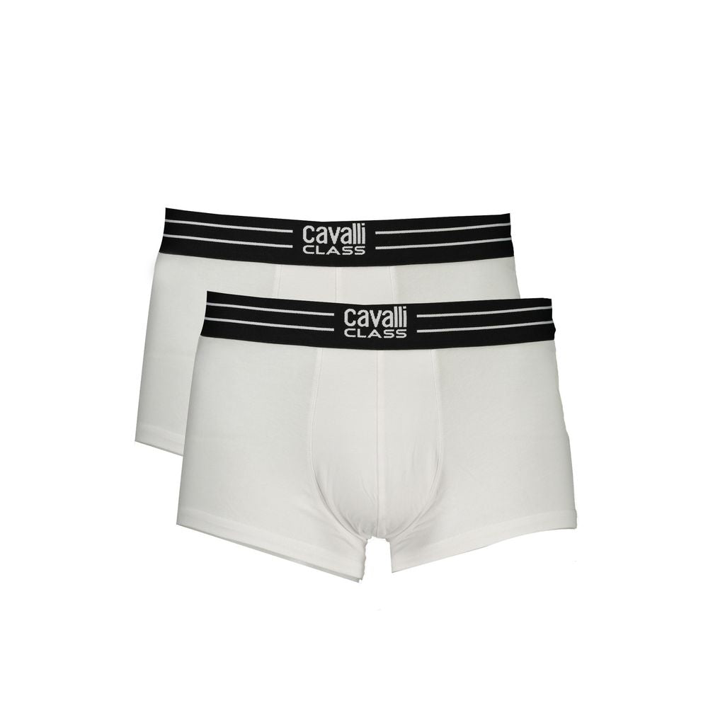 Cavalli Class Weiß Baumwolle Männer Boxer