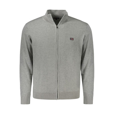 Norway 1963 Braune Polyester Herren Strickjacke