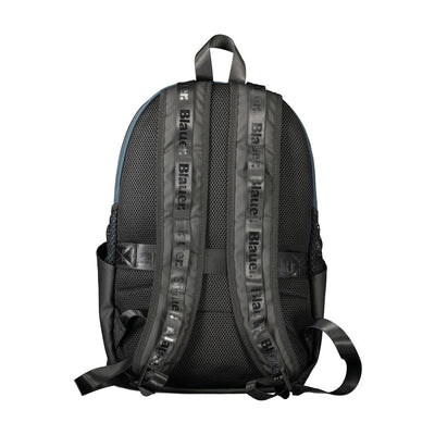 Blauer Grüner Polyester-Rucksack