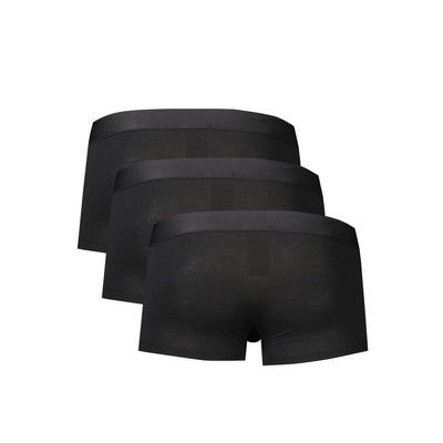 Bikkembergs Schwarz Polyester Männer Boxer Unterwäsche