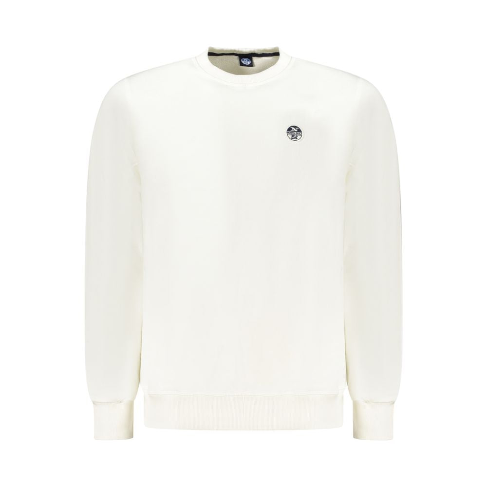 North Sails Weißer Baumwollpullover für Männer