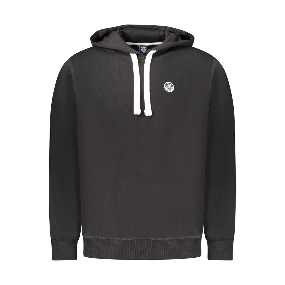 North Sails Schwarzer Baumwollpullover für Männer