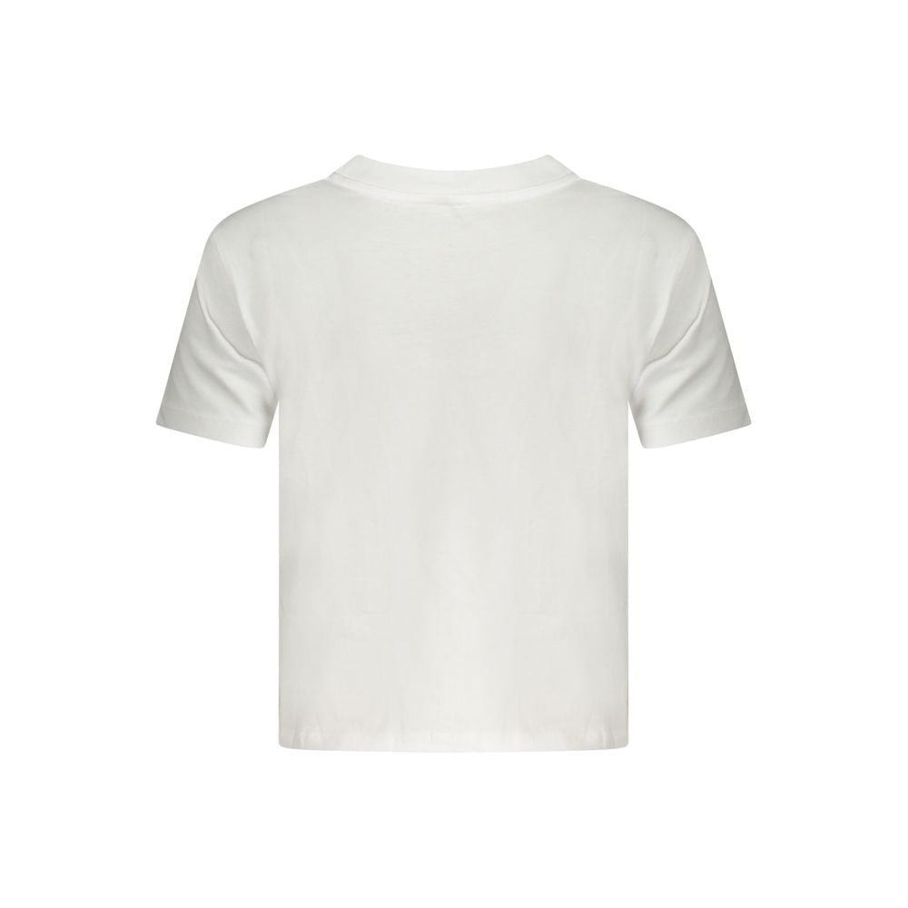 Calvin Klein Weißes T-Shirt aus Baumwolle für Frauen